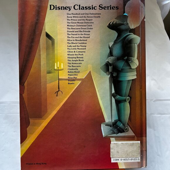 The Prince and the Pauper Mickey Twin Walt Disney Vintage 1990 Hardcover Book - Picture 8 of 8